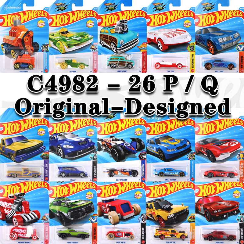 Die Cast Car 1 64 - ฮอตวีลส์ รุ่น C4982-26P ชุดรถโมเดลหล่อขึ้นรูปสเกล 1:64 แบบคละรุ่น