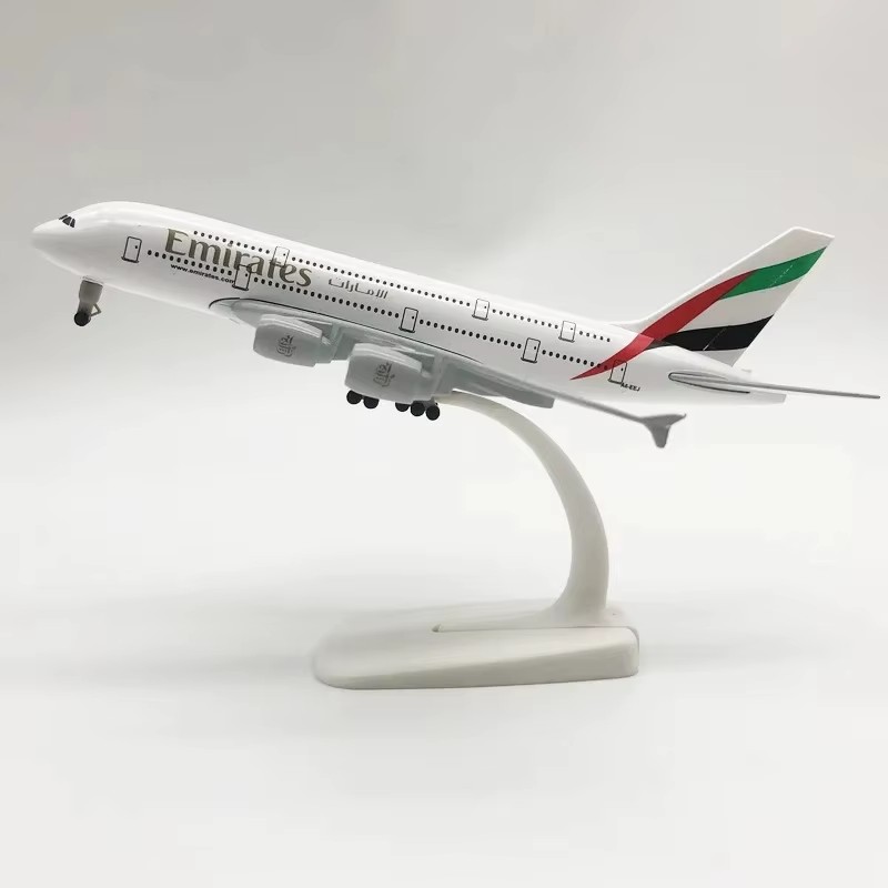 Model Airplane Plastic - 20ซม.A380เอมิเรตส์สายการบิน1:400 Airbusเครื่องบินรุ่นDie-Castเครื่องบินรุ่นขาตั้งล้อสะสมรุ่น