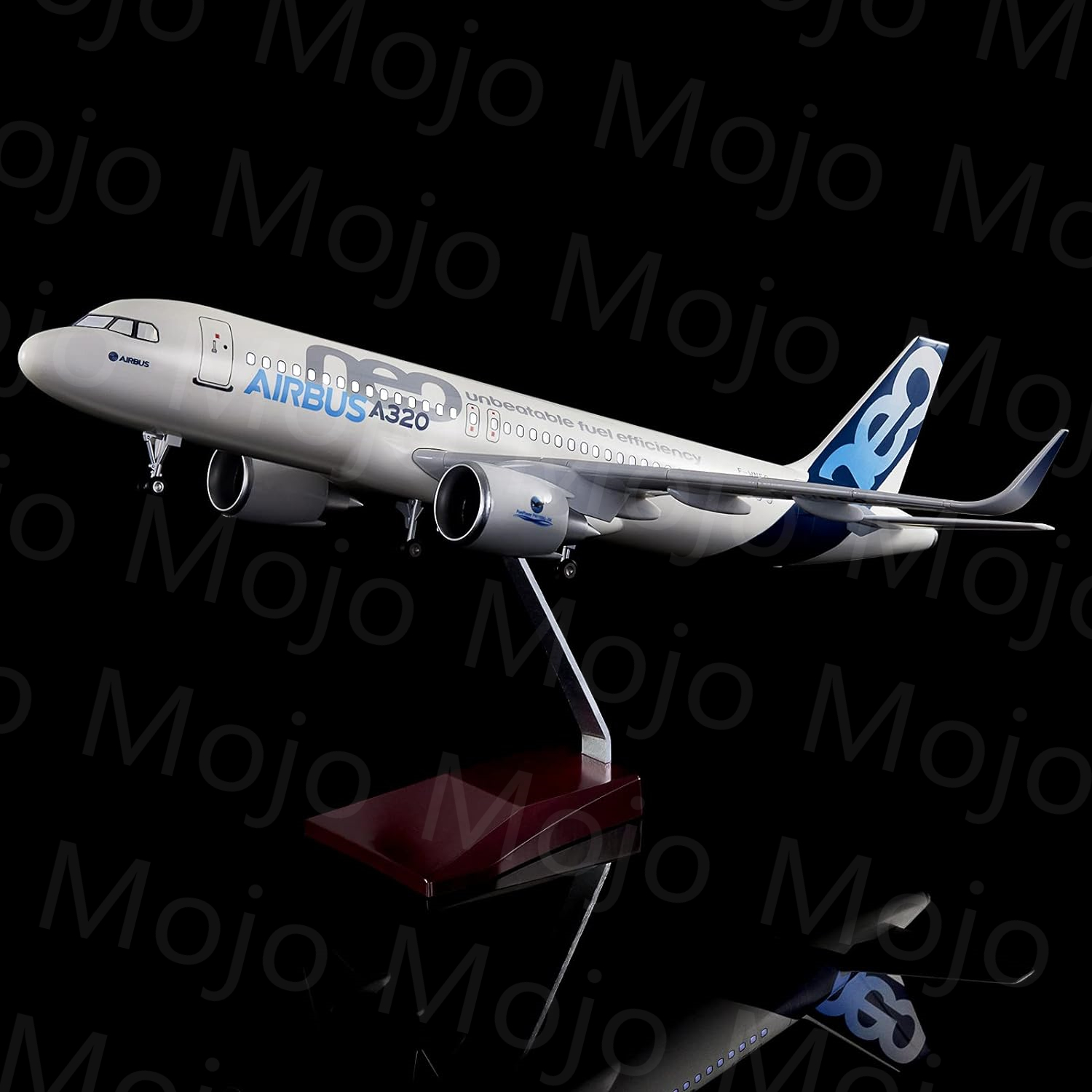 Model Airplane Plastic - โมเดลเครื่องบินแอร์บัส A320 NEO ขนาด 1:80 ความยาว