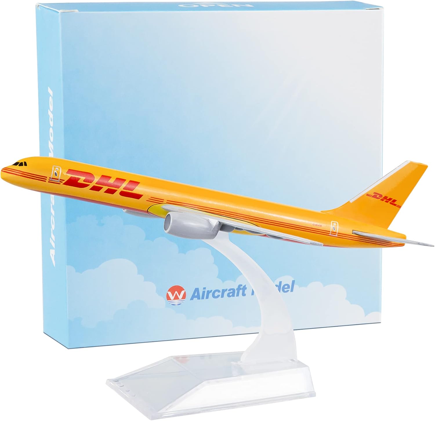 Model Airplane Plastic - เครื่องบินโลหะขนาด 16 ซม. รุ่น B757 ของสายการบิน