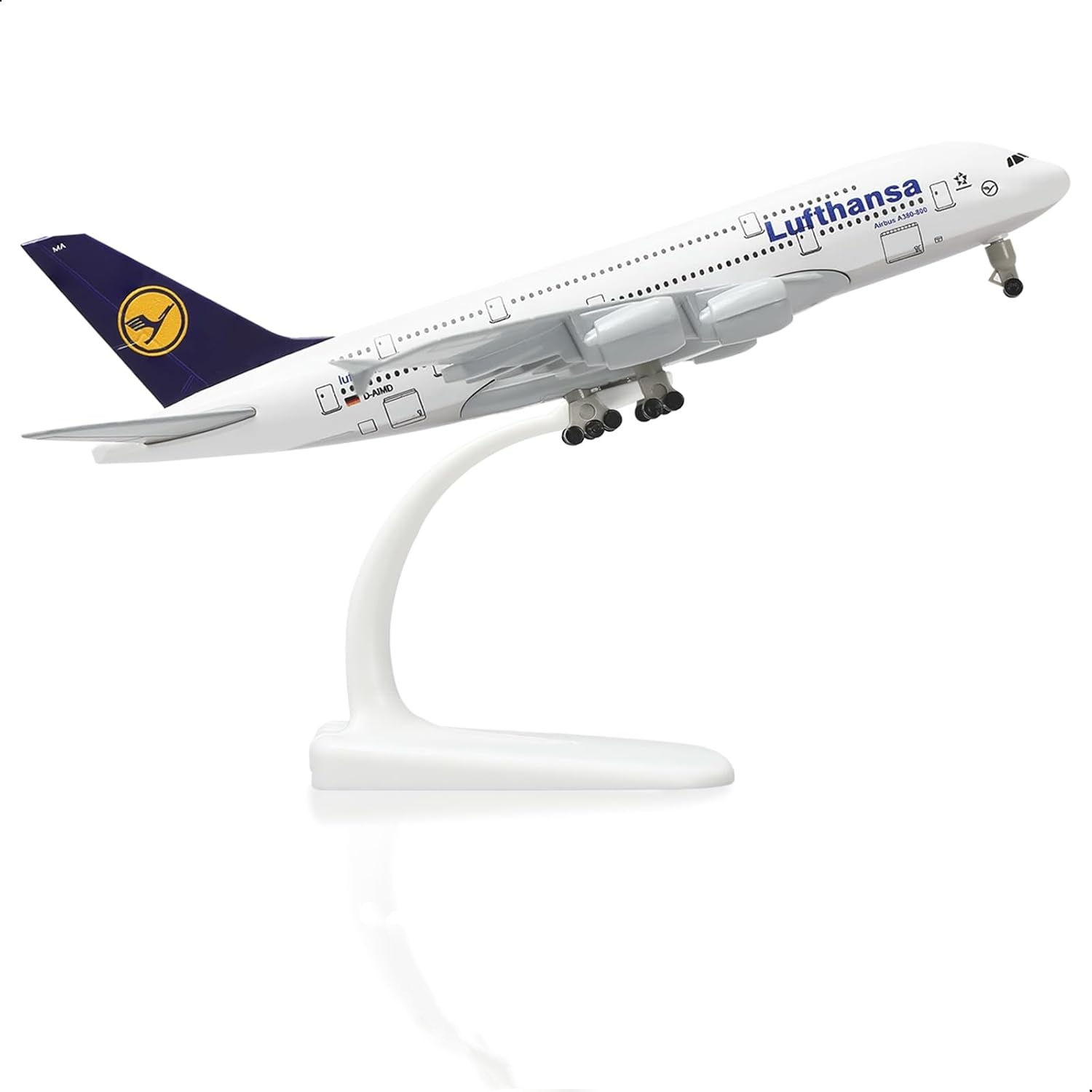 เครื่องบินของเล่น A380 เยอรมัน - Model Airplane Plastic บทวิจารณ์และราคา