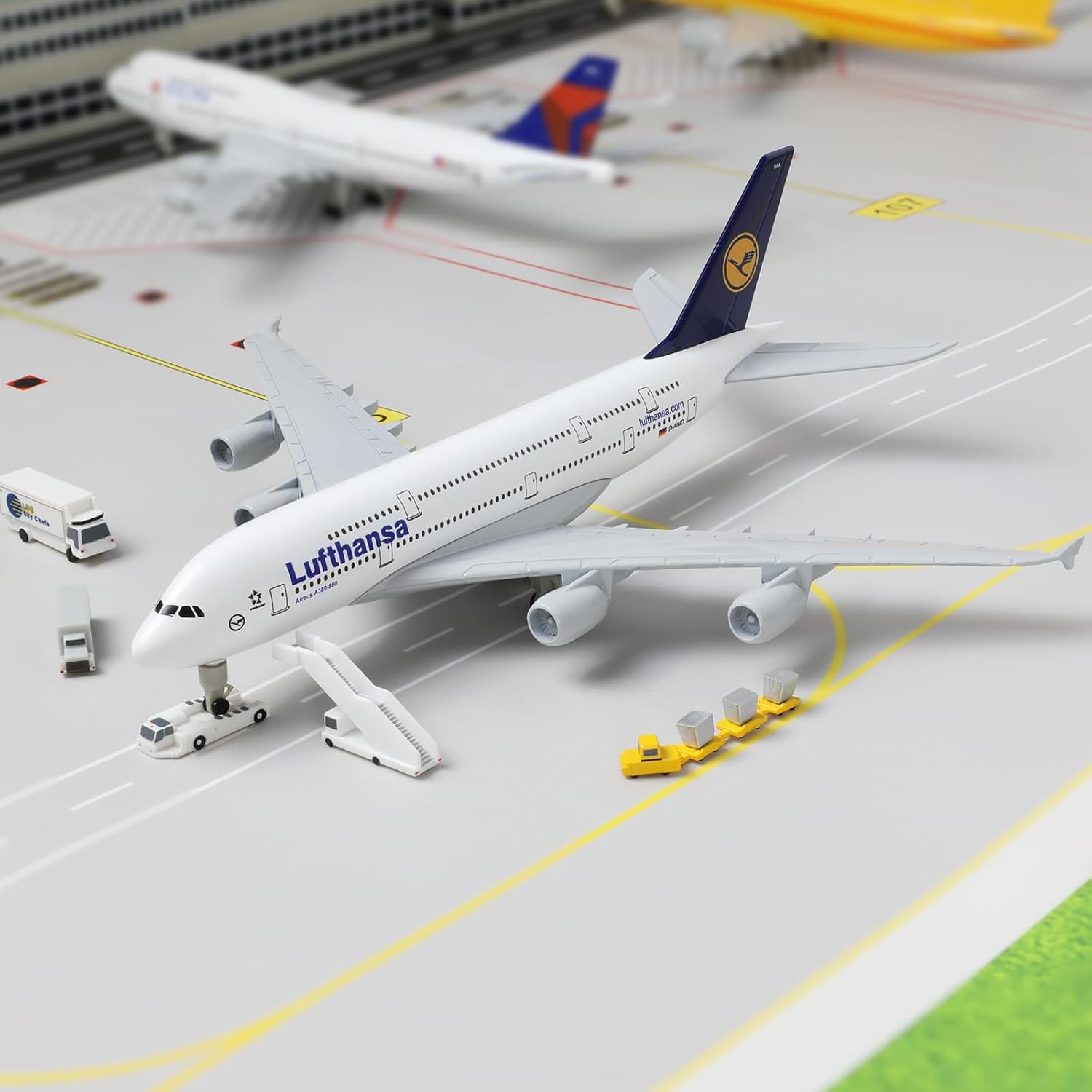เครื่องบินของเล่น A380 เยอรมัน - Model Airplane Plastic บทวิจารณ์และราคา