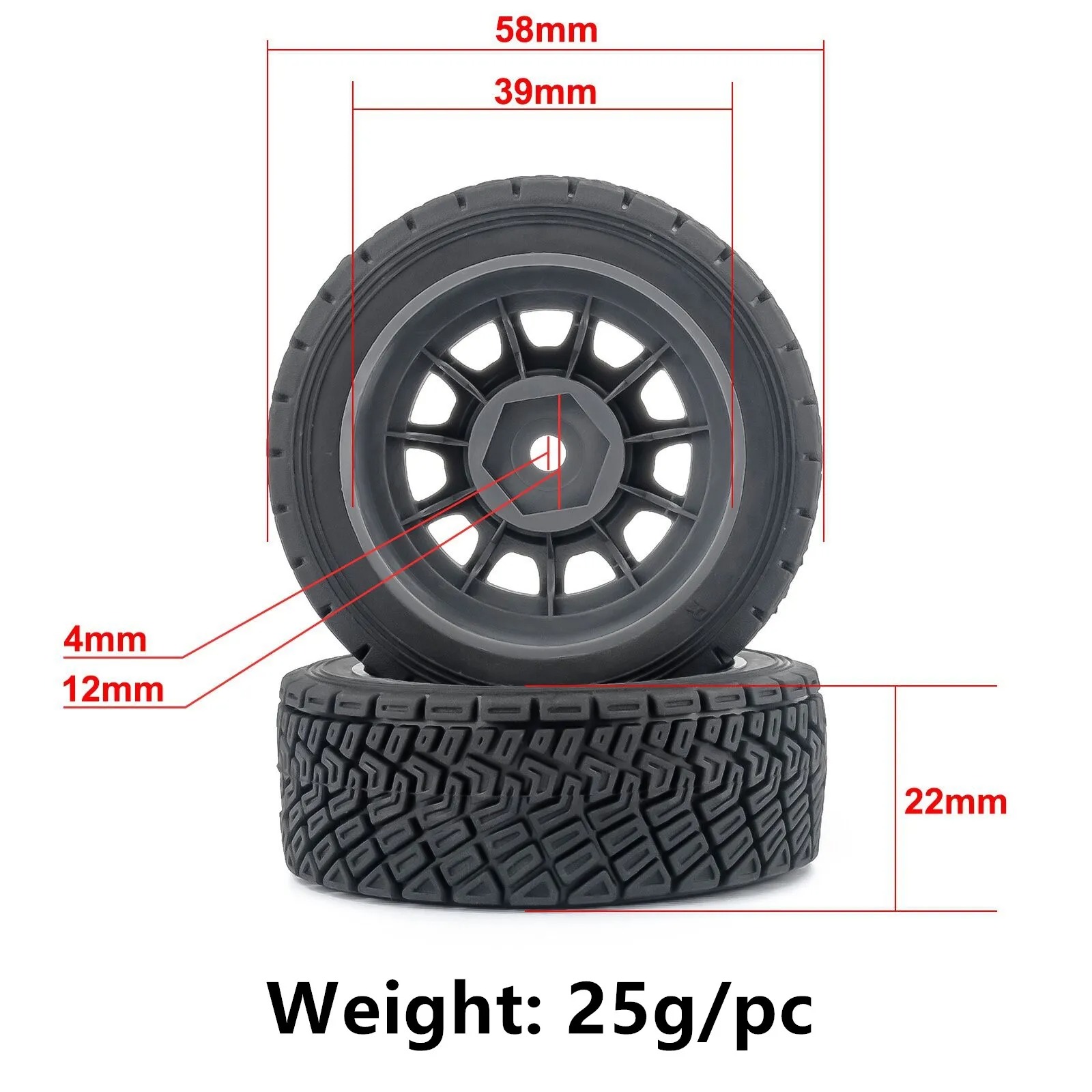 ยางรถแข่ง RC WRC ขนาด 1/14 พร้ - Tamiya Model Rc Car บทวิจารณ์และราคา