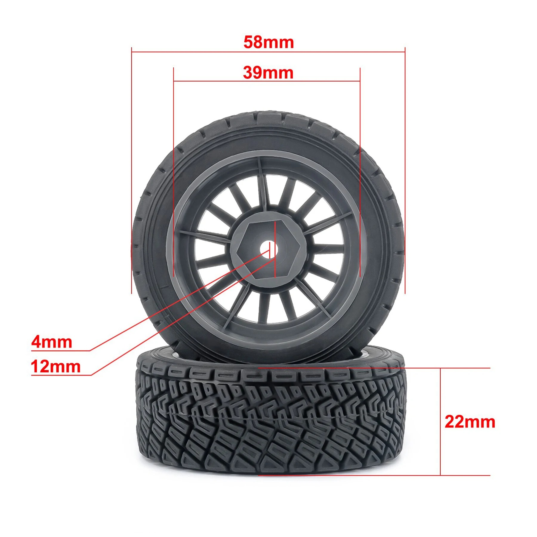 ยางรถแข่ง RC WRC ขนาด 1/14 พร้ - Tamiya Model Rc Car บทวิจารณ์และราคา
