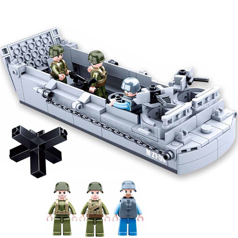 Sluban WW2 US ทหาร higgins เชื - Lego Minifigure Holder บทวิจารณ์และราคา