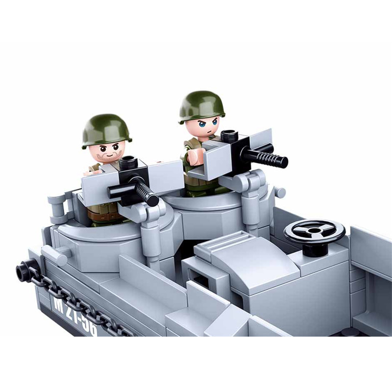 Sluban WW2 US ทหาร higgins เชื - Lego Minifigure Holder บทวิจารณ์และราคา