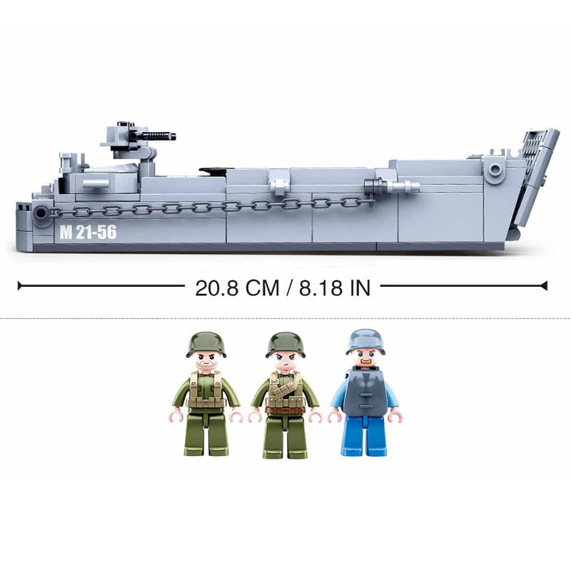 Sluban WW2 US ทหาร higgins เชื - Lego Minifigure Holder บทวิจารณ์และราคา