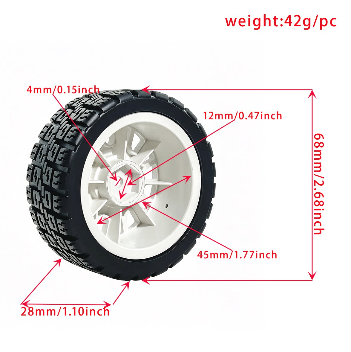 ชุดล้อและยางสำหรับรถแรลลี่ RC  - Tamiya Model Rc Car บทวิจารณ์และราคา