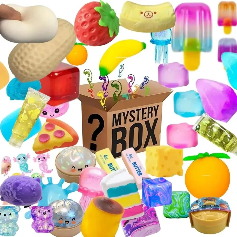 ของเล่นคลายเครียดแบบบีบได้หลาก - Mystery Box Blind Bag บทวิจารณ์และราคา