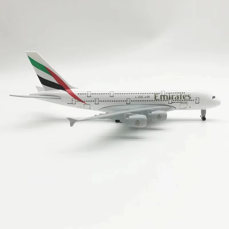20ซม.A380เอมิเรตส์สายการบิน1:4 - Model Airplane Plastic บทวิจารณ์และราคา