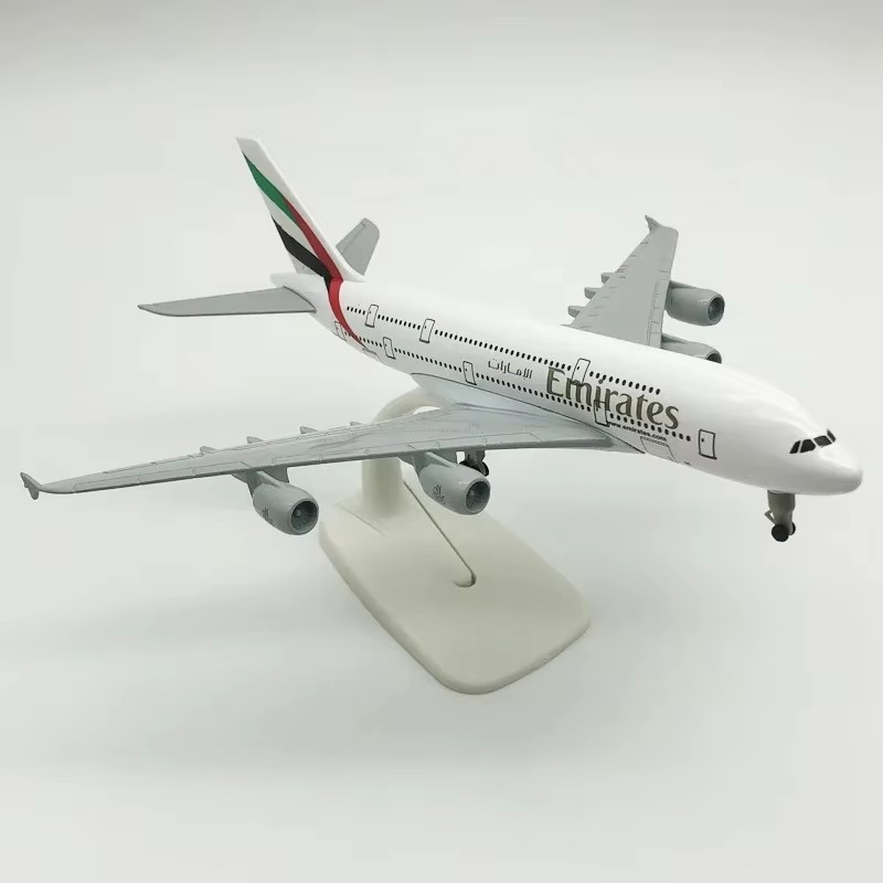 20ซม.A380เอมิเรตส์สายการบิน1:4 - Model Airplane Plastic บทวิจารณ์และราคา