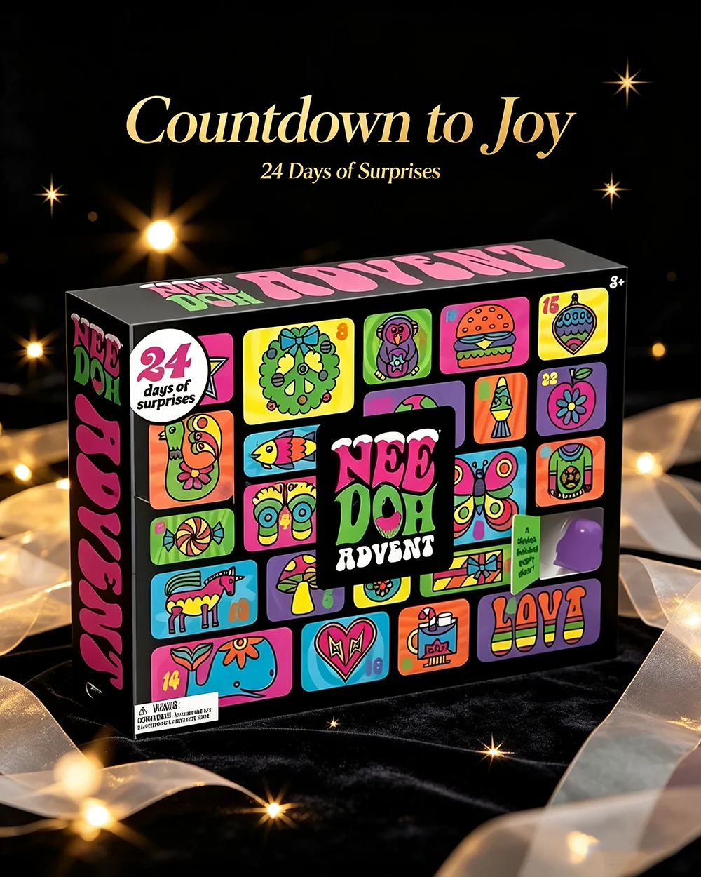 ปฏิทินนับถอยหลัง NeeDoh ปี 202 - Mystery Box Blind Bag บทวิจารณ์และราคา