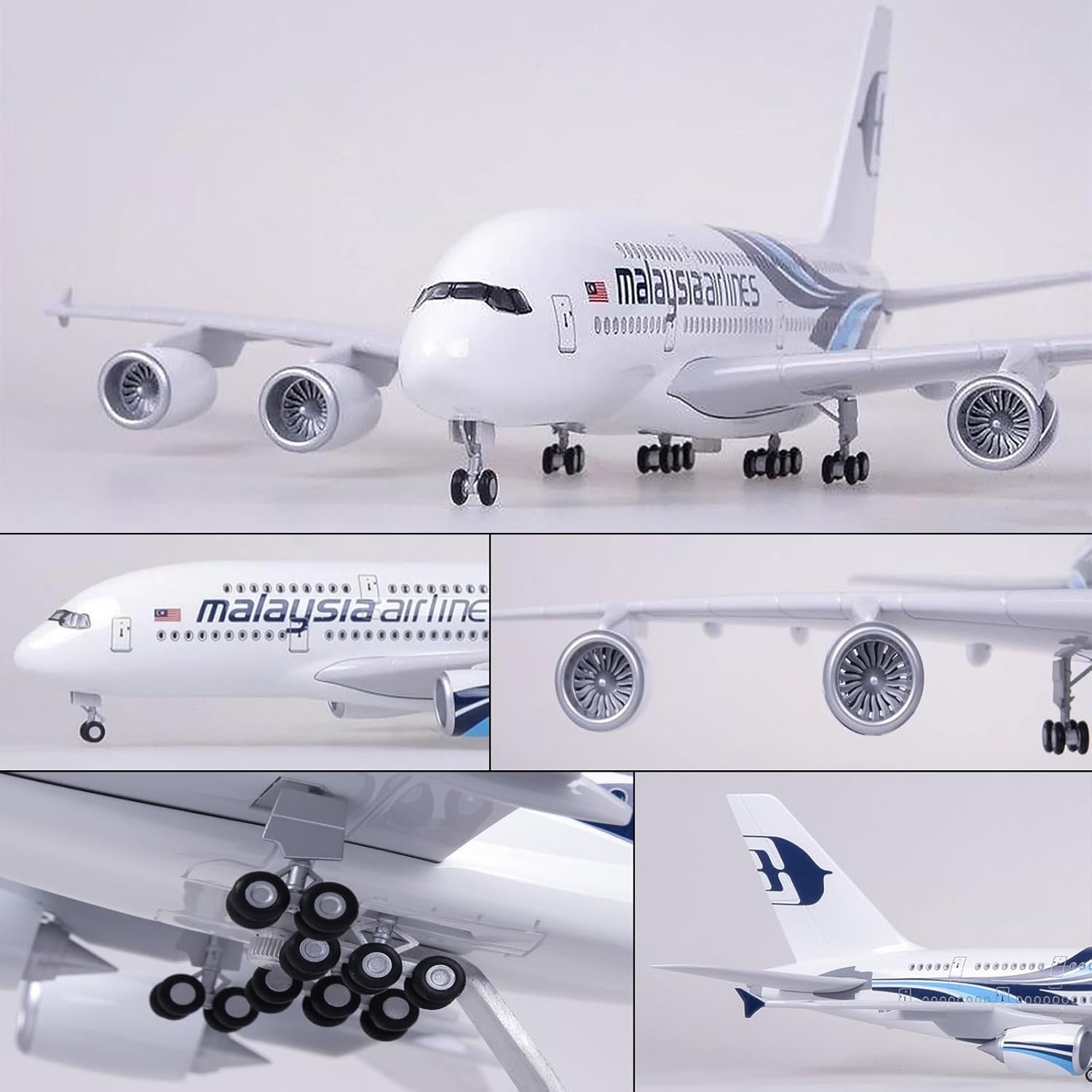 1:160 สเกลมอลเซียแอร์ไลน์ A380 - Model Airplane Plastic บทวิจารณ์และราคา